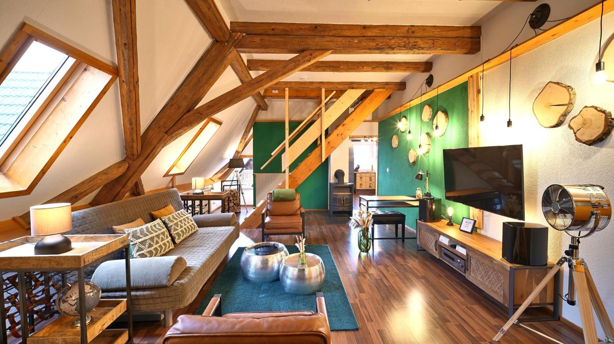 Green Loft Schwarzwald - Dach-Balkon--Musik-Ecke Fluorn-Winzeln Exteriör bild
